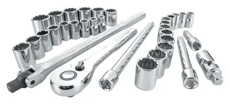 Craftsman 1/2 . Drive Metric 12 Point Deep Socket Set 11 pc - Professional Grade