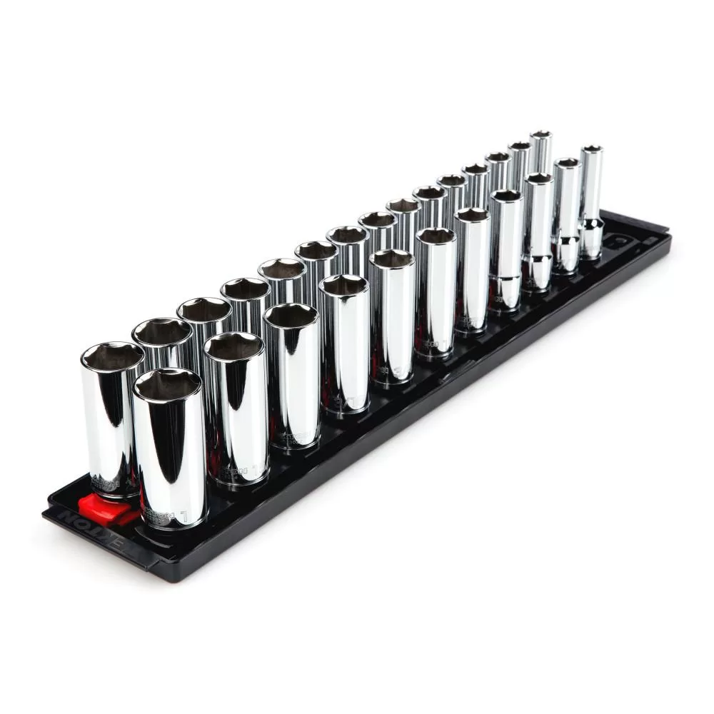 TEKTON 1/2 . Drive Deep 6-Point Socket Set 26-Piece