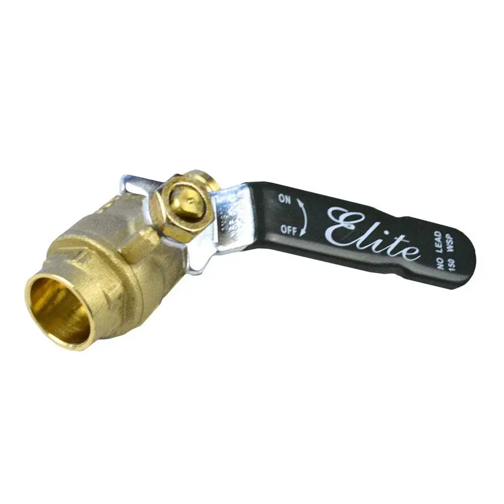 3/4" PEX X 3/4" Sweat Default Port Ball Valve, Lead Free