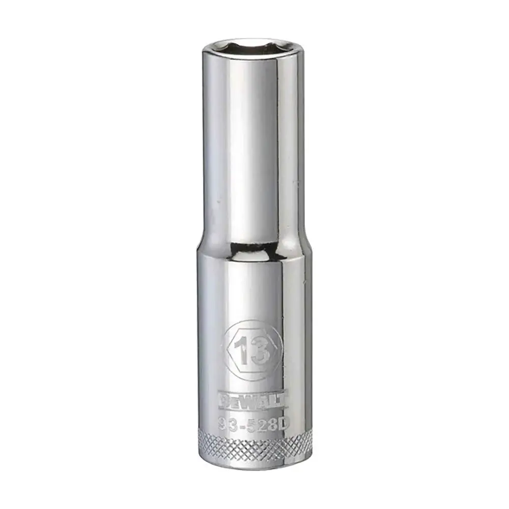 1/2" Square Drive Deep Regular Socket 6 Points, 13 mm
