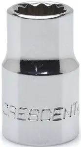 3/4 Inch 12-Point Socket 3/8 Drive Professional Mechanics Apex Tools