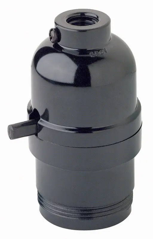 Leviton Plastic Medium Base Push Thru Socket 10 Pack Easy Installation