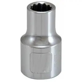 1/2-Inch Drive 11mm Metric 12-Point Socket Automotive and Industrial Use Master Mechanic
