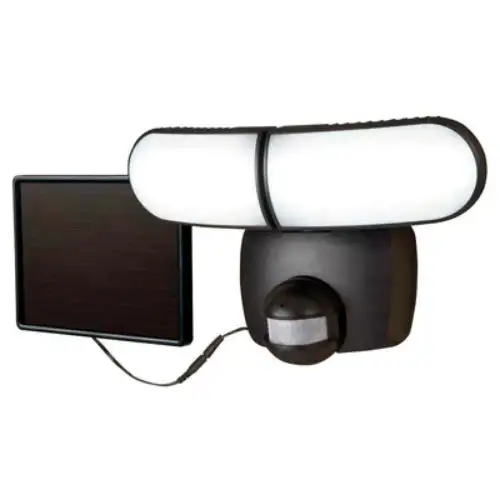 Cooper Lighting SLMT1000B Solar 180-Degree Dual Head LED Motion Light 1000 Lumens
