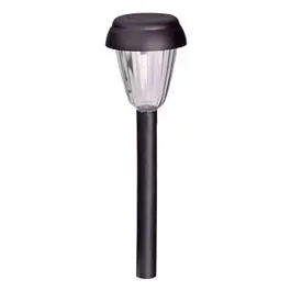 Black Plastic Solar LED Light Outdoor Garden and Pathway Illumination Four Seasons Courtyard