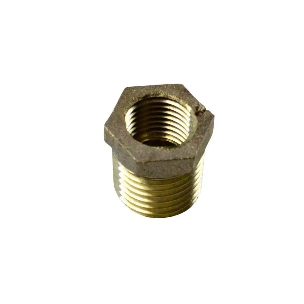 110-62 3/8" X 1/8" Hex Bushing Extruded Warm alloy