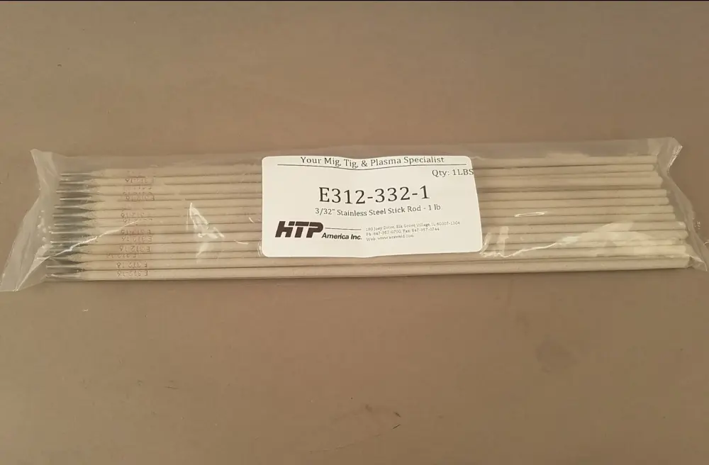 HTP® America 3/32" E312 Rust-proof Steel Stick Welding Rod, 1 Lb.