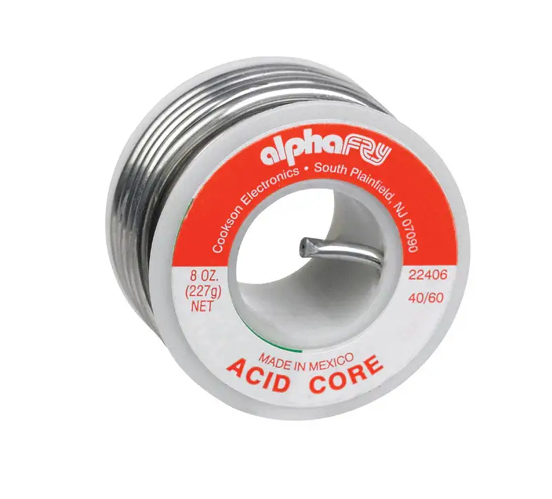 Alpha Fry 4 oz Rosin Core Solder Wire 0.03 . D Tin/Lead 60/40 Electronics