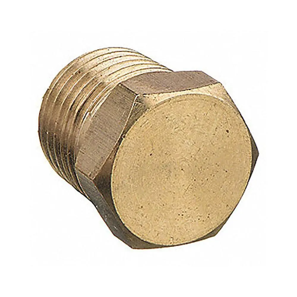 121-12 3/4" MIP Hex Head Plug Extruded Warm alloy