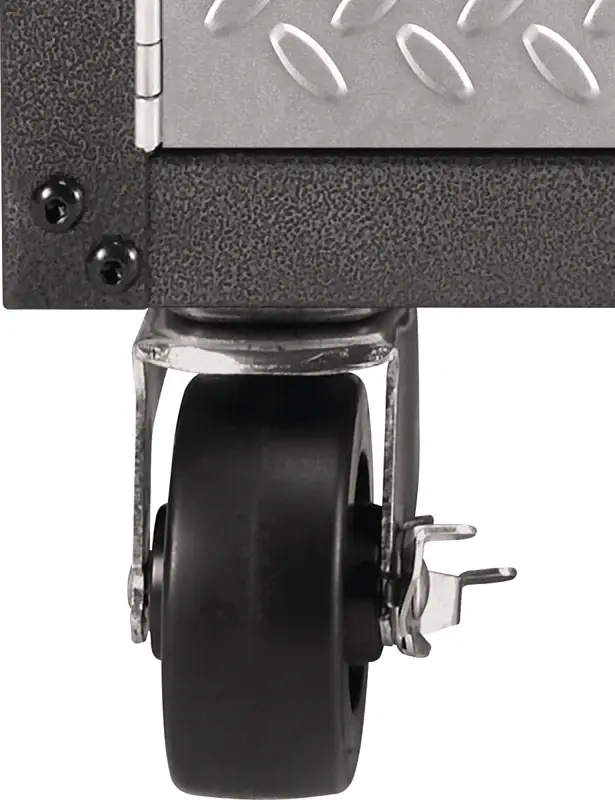 Gladiator GACK04KDSX Gear Box Caster Kit, Gray, 300 lb, Stainless Metal Housing Material