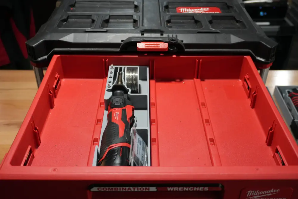 Packout 4-Drawer Insert M12 Soldering Iron - Unitary Barrel D4 Collection (MSI D4)