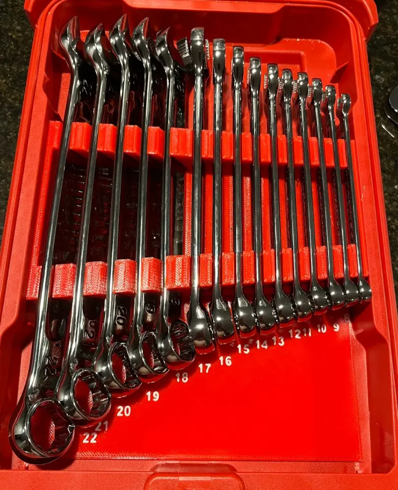 Packout Insert Metric Combination Wrench (OEW-M)
