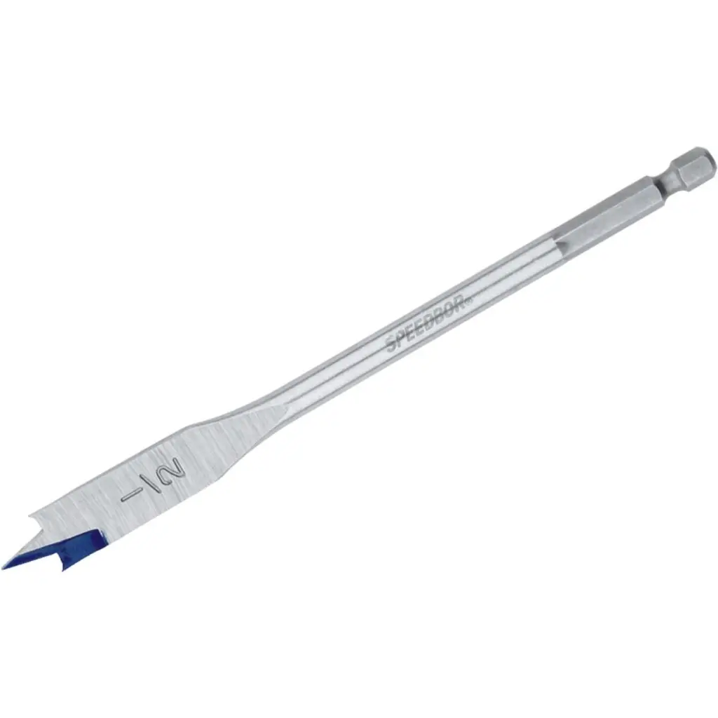Irwin Speedbor 1/2 Inch x 6 Inch Spade Bit Fast Wood Drilling