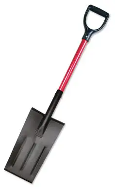 Bully Tools Heavy Duty Commercial Grade Planting Spade 40 Inch D-Grip Handle