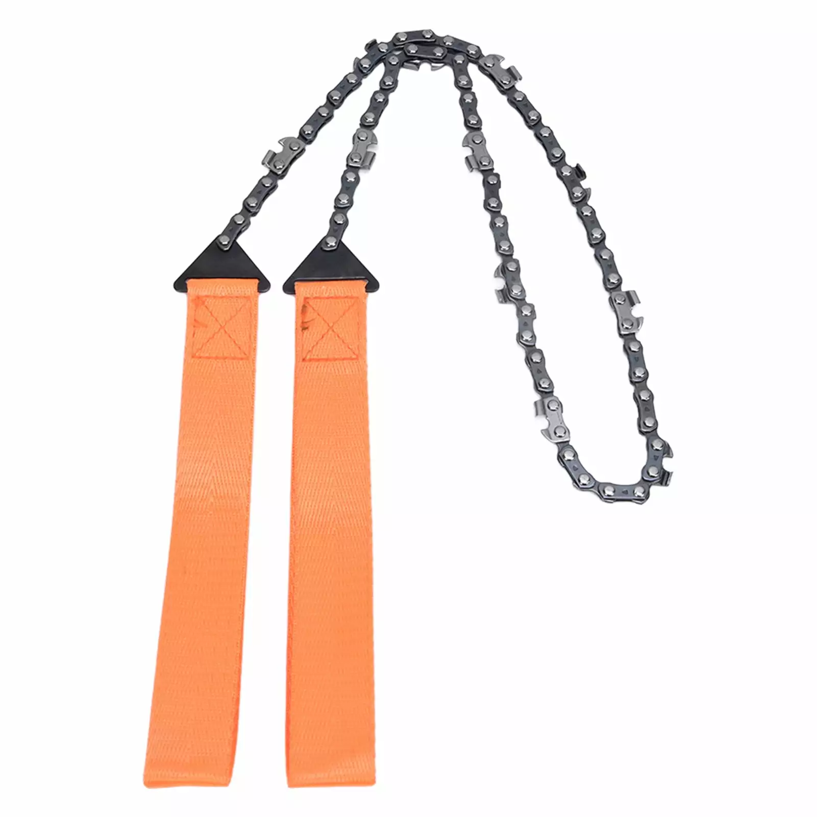 2024 24 Inch Outdoor Pocket Chainsaw Survival Zipper Saw Hand Saw Chain Tool Wood Cutting Orange clearance Closing sale Bi...