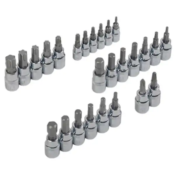 Master Mechanic DR81144S 26-Piece Specialty Socket Bit Set Versatile Use