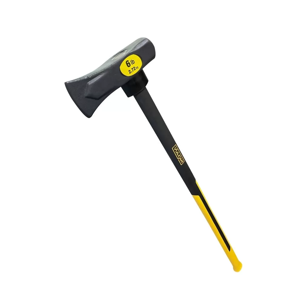Vulcan 0018085 6 lb Fiberglass Handle Splitting Maul 32-1/2 Inch Heavy Duty