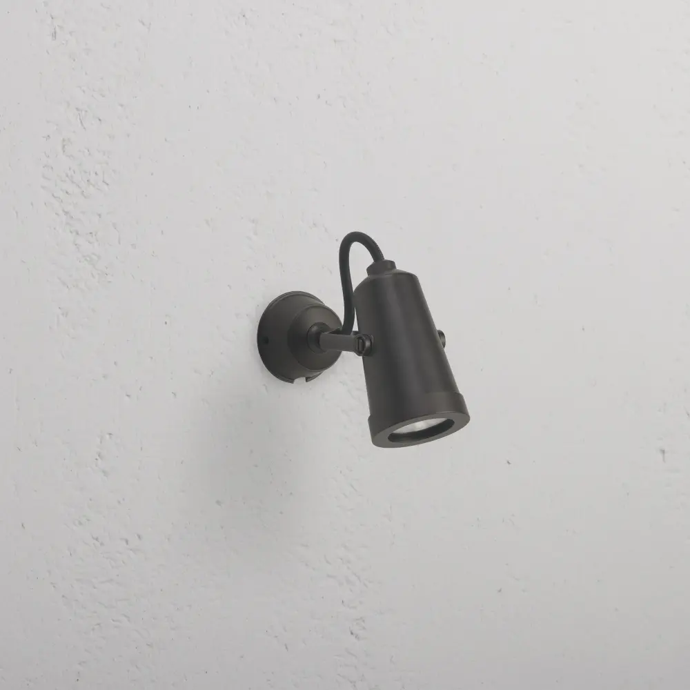 Cambridge Wall Spotlight – Warm finish