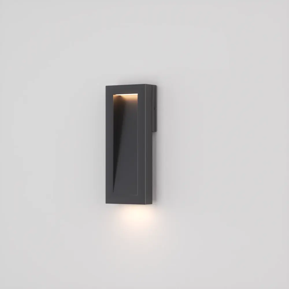 Starlight 15''H Dimmable Led Matte Black Iron Outdoor Wall Portable #7085