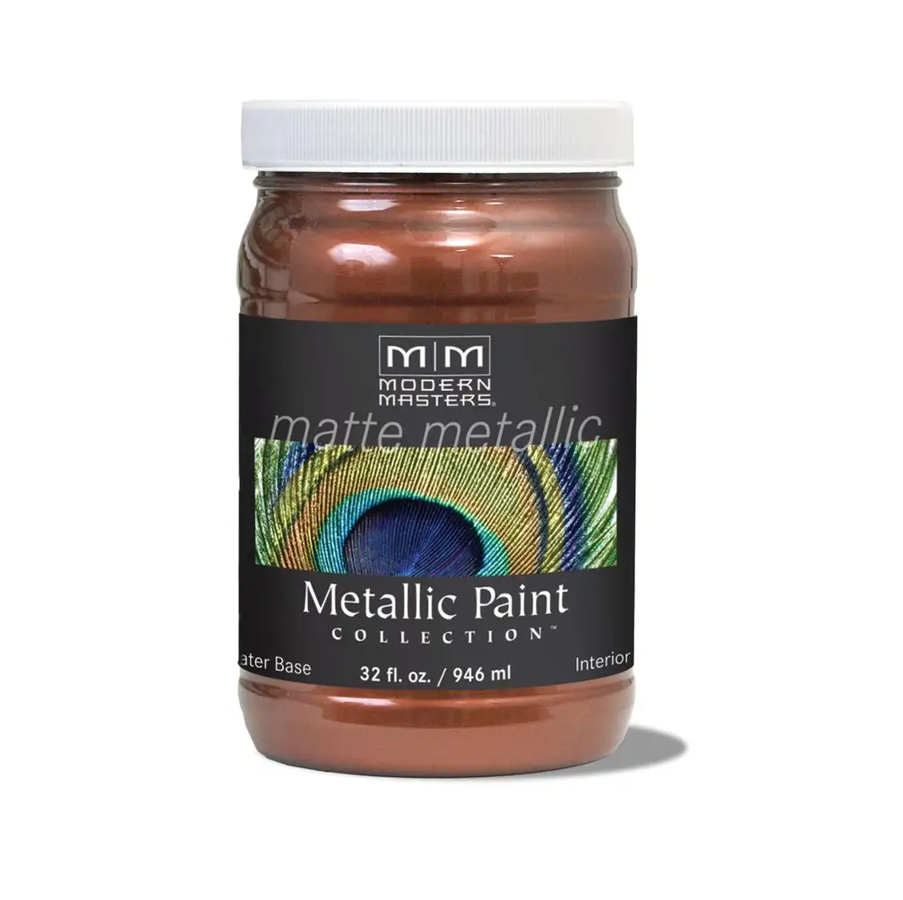 Modern Masters MM19032 Statuary Bronze Metallic Spray Paint, 32 Oz Metal and Wood