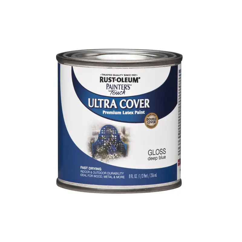 Rust-Oleum Painters Touch Ultra Cover Gloss Deep Blue Enamel Paint Pack 6