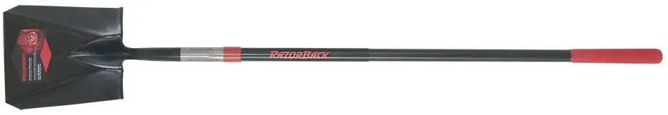 Razor-Back Square Point Shovel Traditional Socket Heavy-Duty Digging