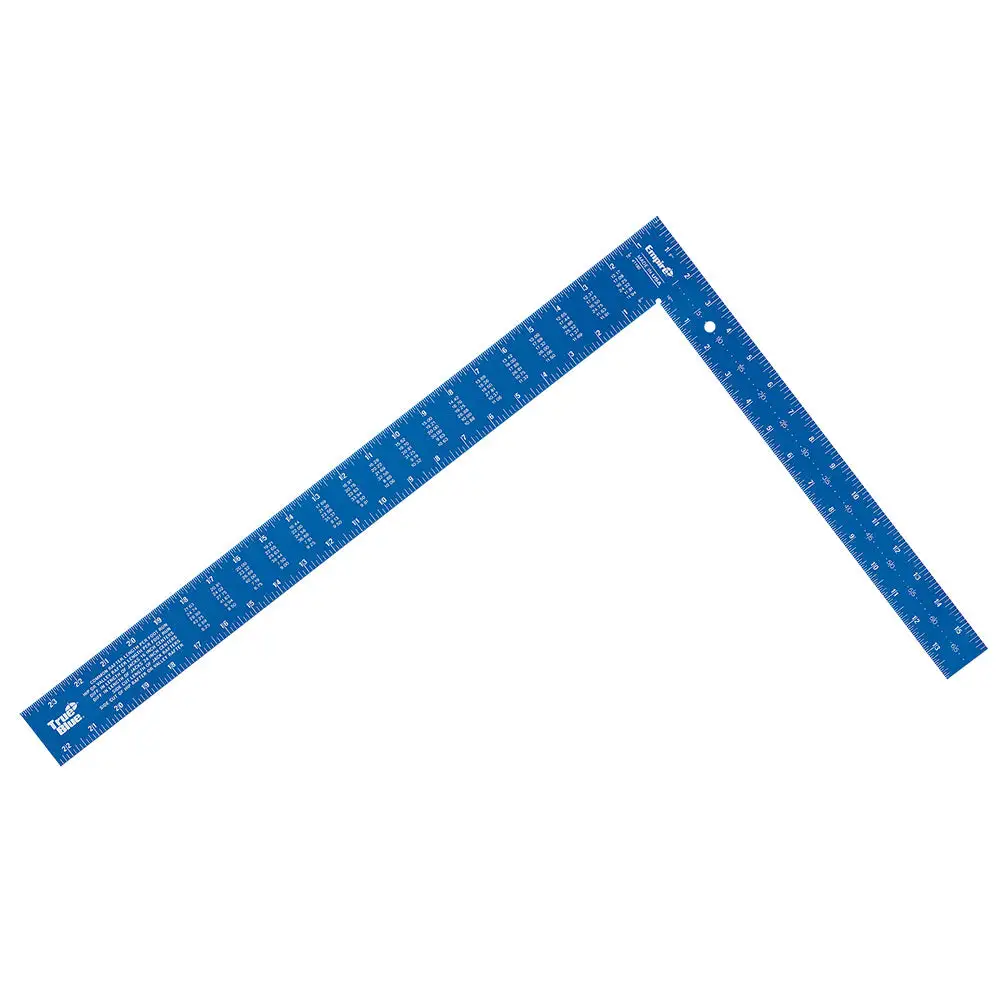 Empire 1190 TRUE BLUE Laser Etched Framing Square 16 x 24 Anodized Aluminum