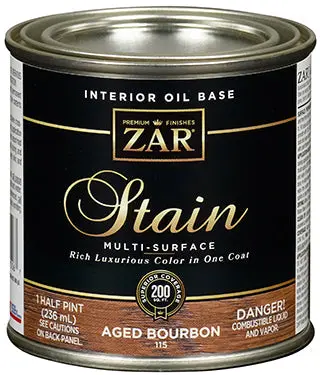 Zar Blue Moon Interior Stain 1/2 Pint Water Based Wood Stain UGL