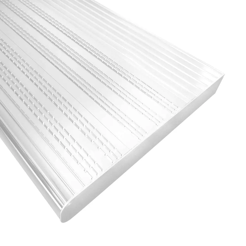 Aluminum Stair Tread 42" Collection 11, White