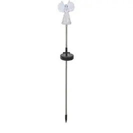 Solar Color-Changing Angel Stake Light Beautiful Garden Accents Four Seasons Courtyard
