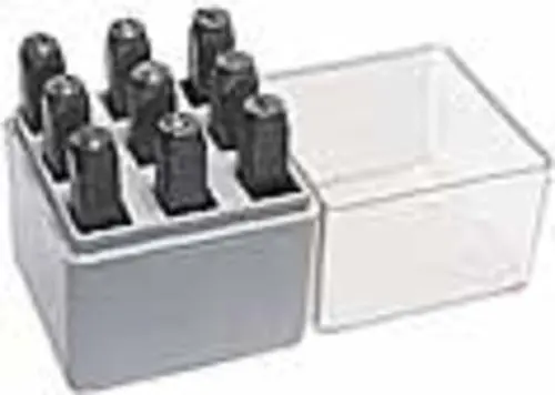 Number Hand Stamps 1/4 Inch - Metal Number Stamping Tools DIY Projects Imperial