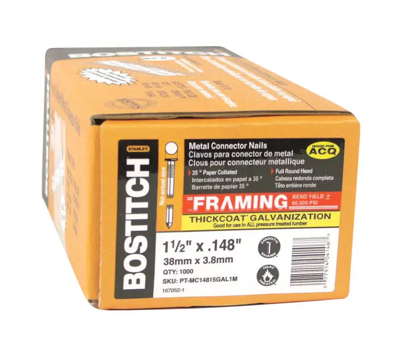 Bostitch STCR-Style 7/16 . W X 3/8 . L 18 Ga. Power Crown Staples 5000 pk - Bulk Staples Professional Use