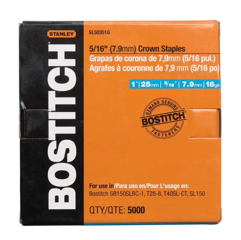 Button Cap Staple 1Bx5M Upholstery Carpentry Heavy Duty Staples Bostitch