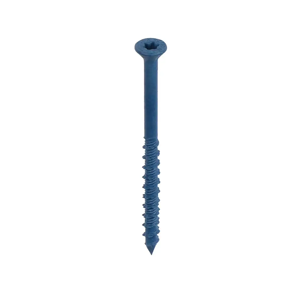 Tapcon 28565/24565 Star Flat Head Concrete Screws 2-3/4 Inch Steel Secure Fastening