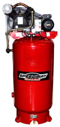 Speedway 51866 Vertical ASME Air Compressor 80 Gallon 5 HP Industrial Grade