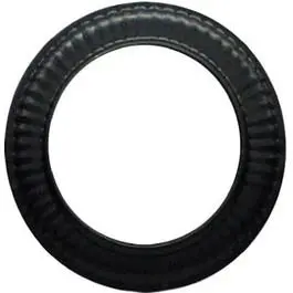 Black Stove Pipe Trim Collar 24 Gauge 8 Inch Imperial