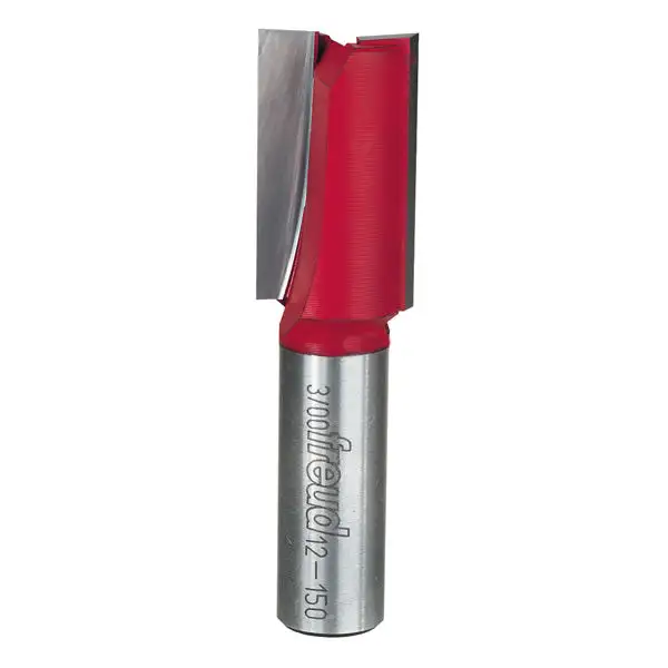 Freud Double Flute Straight Router Bit 23/32 Inch Dia x 1-1/4 Inch Woodworking