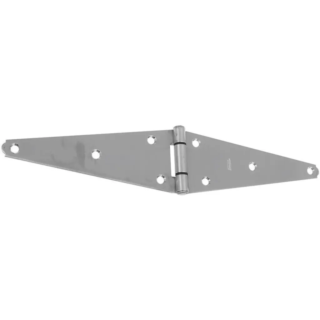 National 8-Inch Stainless Steel Heavy Strap Hinge Gates and Doors