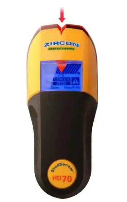Infrared Thermometer Zircon StudSensor HD70 Stud Finder *DAMAGED BOX*