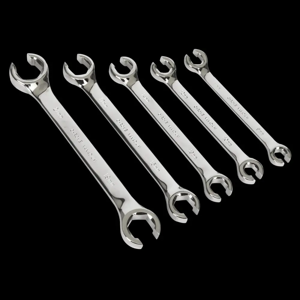 Sealey AK2651 Flare Nut Spanner Place 5pc Metric