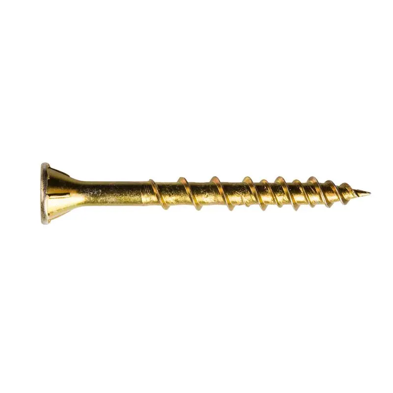 Simpson Strong-Tie Strong-Drive No. 9 x 2 . L T25 Yellow Zinc WSV Subfloor Screws 1 pk