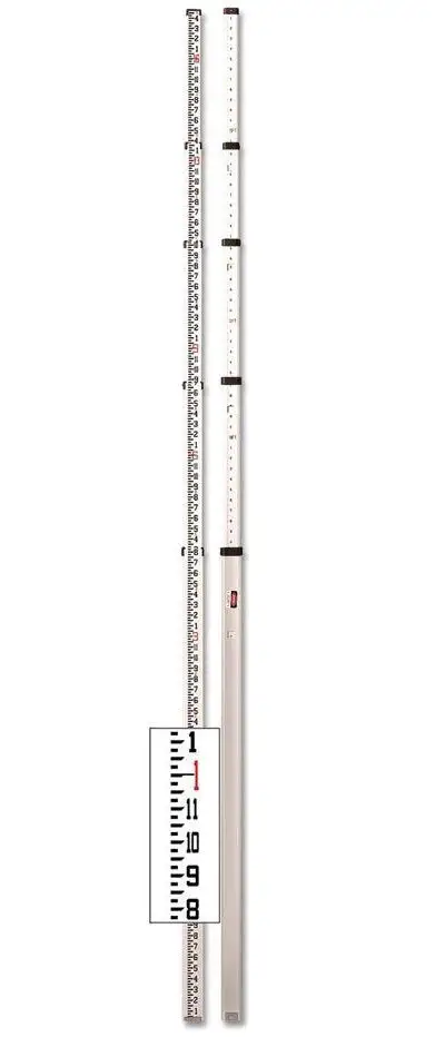 CST/Berger 06-816C Telescoping Aluminum Rod 16 Feet Surveying and Construction