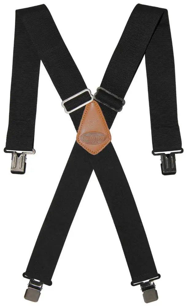 Bucket Boss Suspenders 2 Web Elastic Straps Black