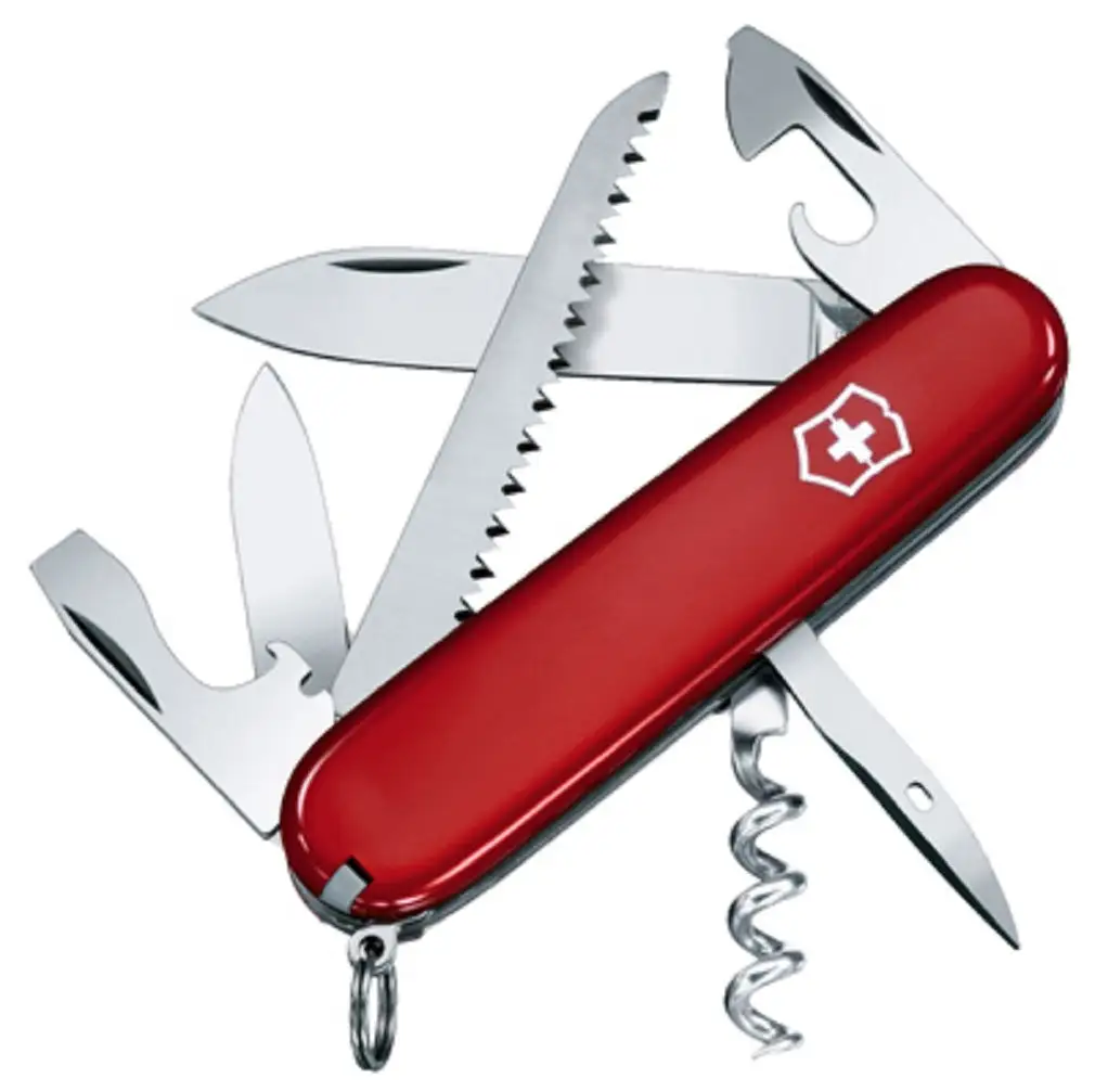 Victorinox 1.3613.71-033-X2 Camper Swiss Army Knife 16 Functions Outdoor Tool