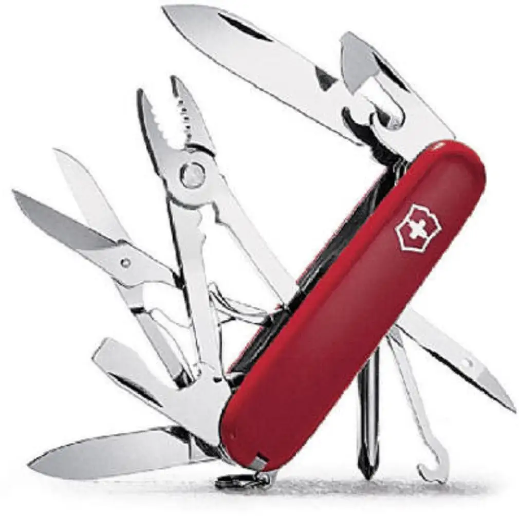 Victorinox 1.4723-033-X1 Deluxe Tinker Swiss Army Knife 17 Functions Pliers