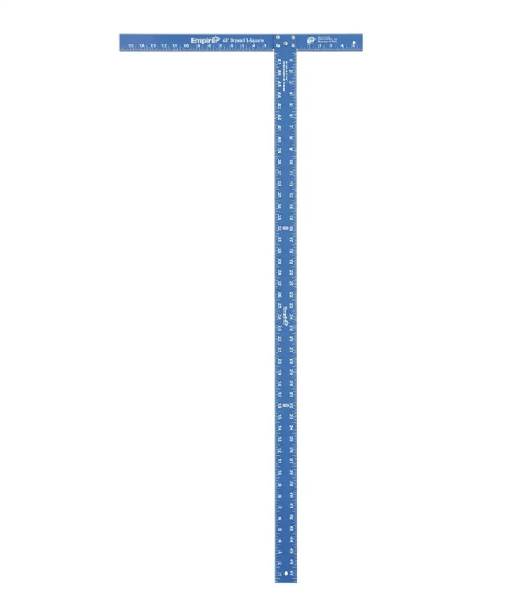 Empire 410-48 Hi Vis Drywall T-Square Aluminum Blue 48 Inch