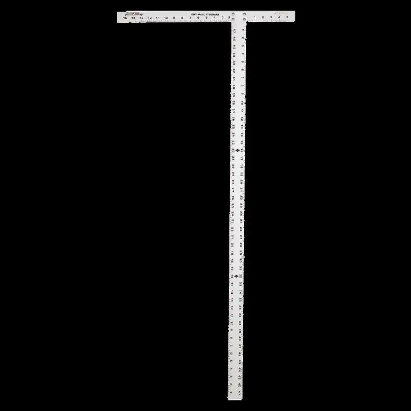 Johnson Level JTS48 Professional Aluminum Drywall T-Square 48 Inch Drywall Installation