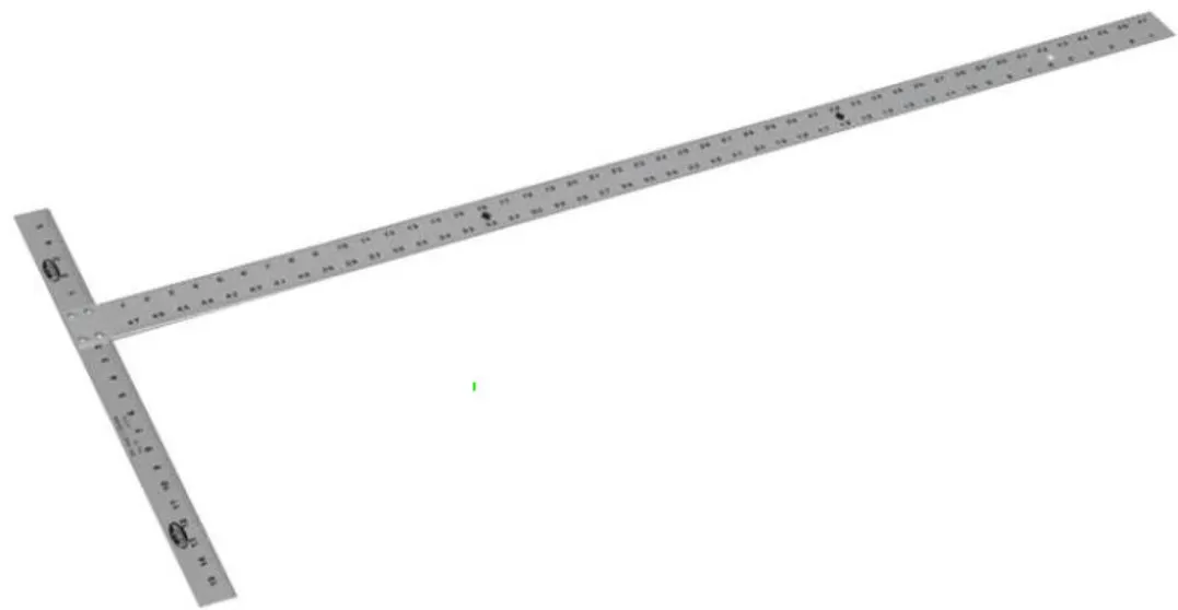 Marshalltown 27 47-7/8 x 22 Aluminum Drywall T-Square Professional Use