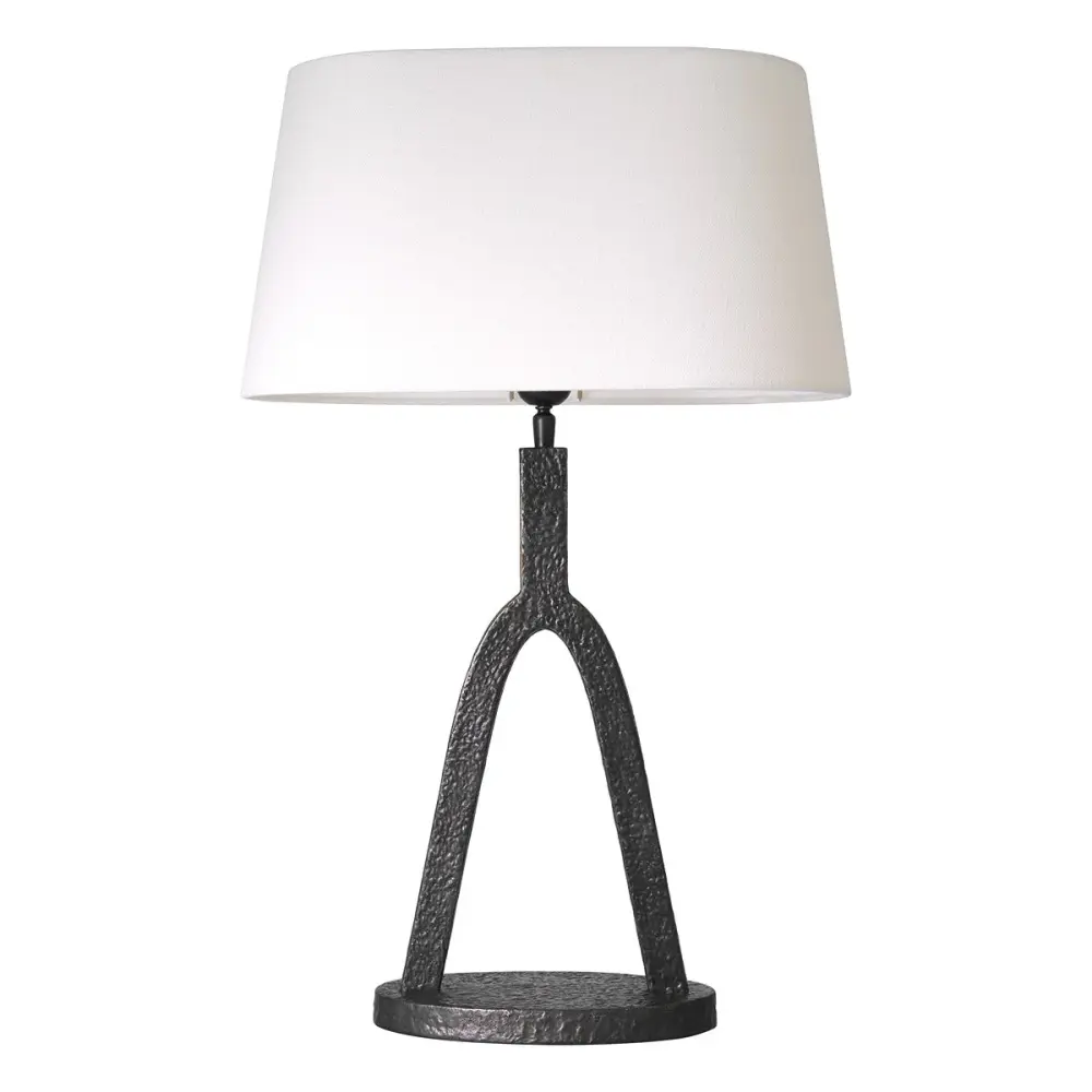 Coosa Table Lamp & Shade - Rustic gold Finish