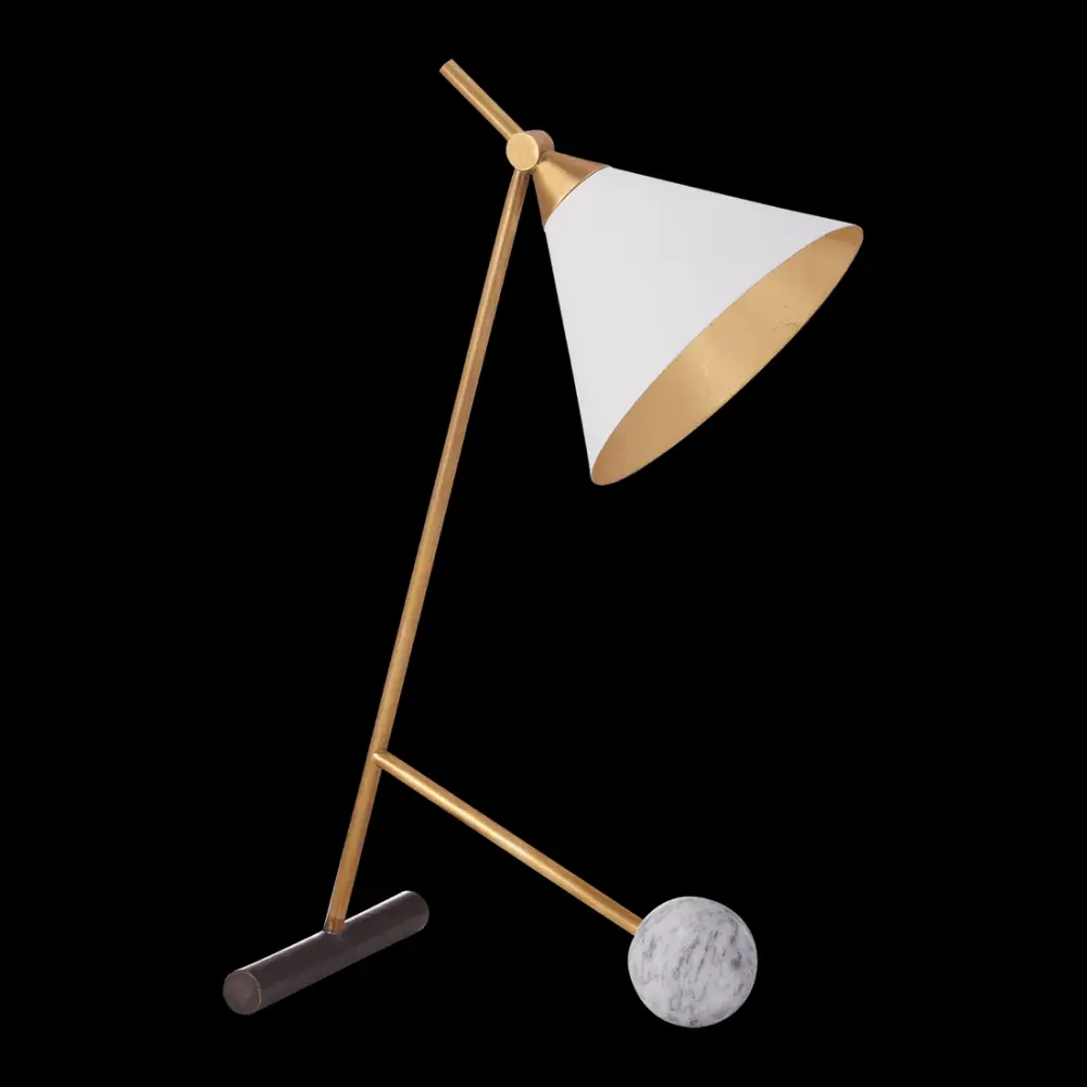 Energy Efficient Cleo Table Lamp - Bronze & Antique-Burnished Warm alloy